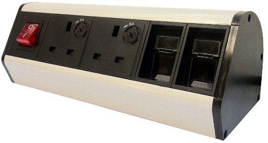 Desk Mounted Modules for Power & Data