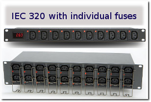 G4 - IEC 320 Locking with Individual Fuses