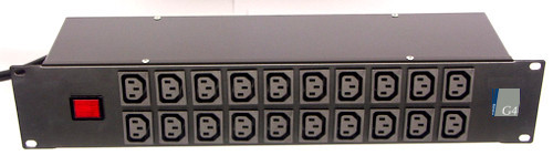 C13 - IEC 320 Outlets 19" Rackmount 20 sockets