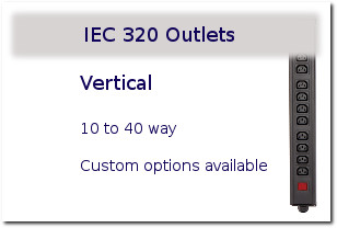 G4 - IEC 320 Vertical Outlets