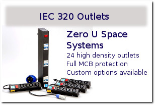 G4 - Zero U - IEC 320 Outlets